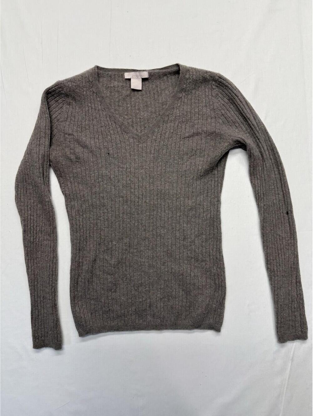 The Cashmere Project Womens Small 100% Cashmere Pullover Sweater M Distressed